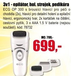 Pedikúra ECG OP 300