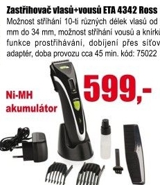Zastřihovač vlasů Eta 4342 90000 ROSS