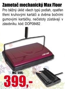 Zametač mechanický Max Floor Quick Floor