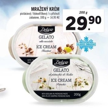 Zmrzlina ve vaničce Deluxe