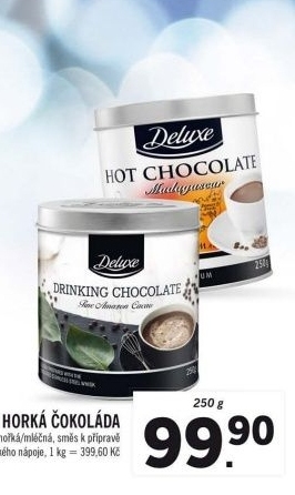 Nápoj instantní horká čokoláda Deluxe