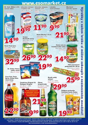 akční leták ESO MARKET 7.12.2016-18.12.2016
