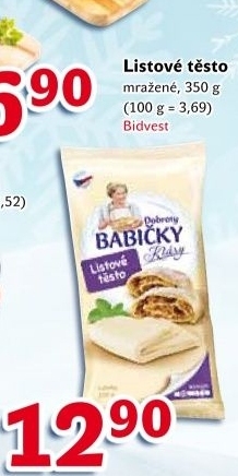 Těsto listové mražené Dobroty babičky Kláry