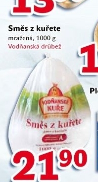 Směs z kuřete mražená Vodňanské kuře