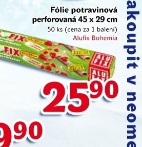 Fólie potravinová Alufix