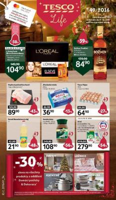 akční leták Tesco 7.12.2016-13.12.2016