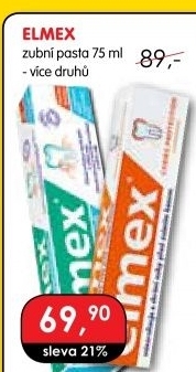 Pasty na zuby Elmex