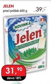 Prací prášek mýdlový Jelen