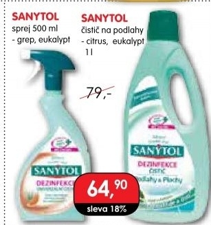 Dezinfekční univerzální čistič ve spreji Sanytol