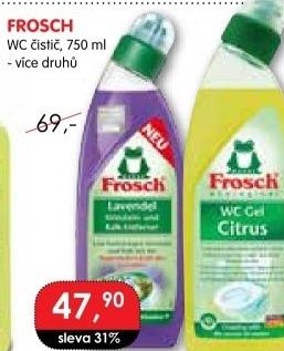 Čistič WC gelový Frosch
