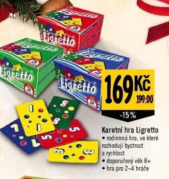 Karetní hra Ligretto Schmidt Spiele