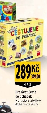 Společenská hra Cestujeme do pohádek Dino