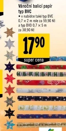 Balicí papír vánoční