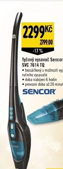 Tyčový vysavač Sencor SVC 7614 TQ