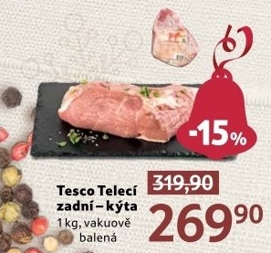 Telecí kýta Tesco