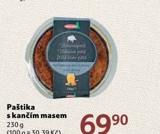 Paštika s kančím masem