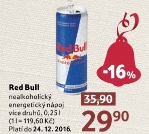 Energetický nápoj Red Bull