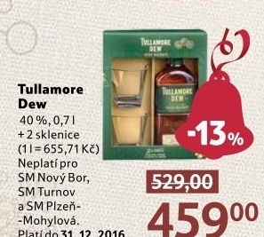 Whisky irská Tullamore Dew - dárkové balení