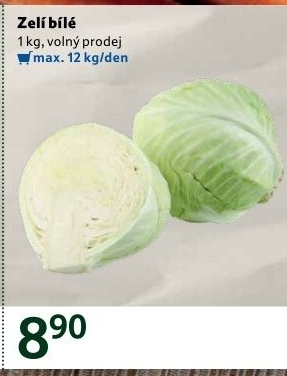 Zelí hlávkové bílé