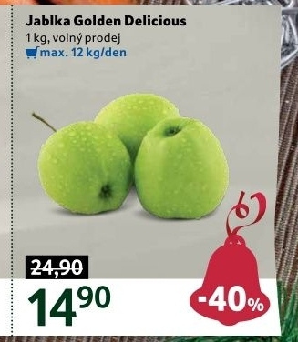 Jablka Golden Delicious