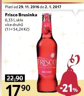 Pivo ochucené Frisco