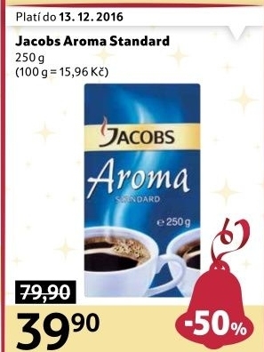 Mletá káva Jacobs Aroma Standard