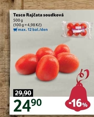 Rajčata soudková Tesco