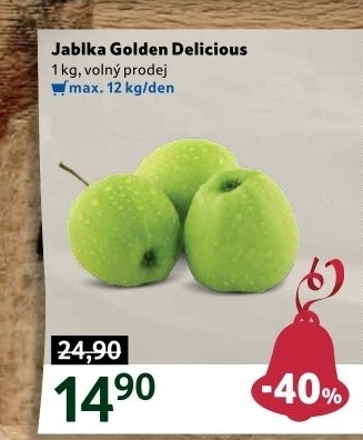 Jablka Golden Delicious