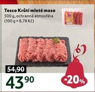 Krůtí mleté maso Tesco