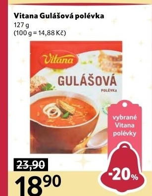 Instantní polévky Vitana