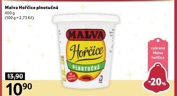 Hořčice plnotučná Malva