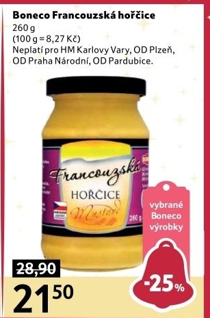 Hořčice francouzská Boneco