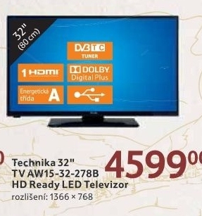 LED televize Technika 32"