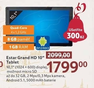 Tablet eStar Grand HD 10"