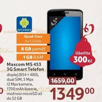 Mobilní telefon Maxcom MS 453 3G
