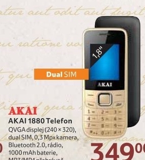Mobilní telefon Akai 1880