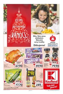 akční leták Kaufland 8.12.2016-14.12.2016