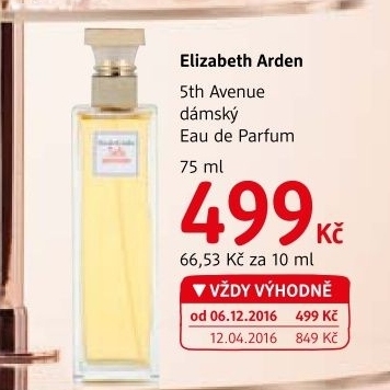 Parfémovaná voda dámská 5th Avenue Elizabeth Arden
