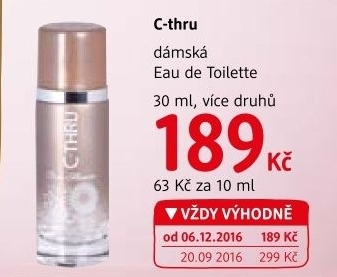 Toaletní voda dámská C-Thru