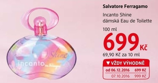Toaletní voda dámská Incanto Shine Salvatore Ferragamo