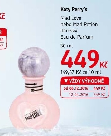 Parfémovaná voda dámská Mad Potion Katy Perry