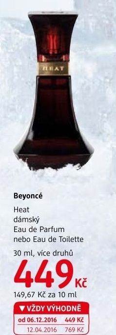 Parfémovaná voda dámská Heat Beyoncé
