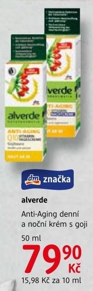 Krém pleťový s goji Anti-Aging Q10 Alverde