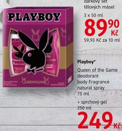 Dárková kazeta Queen of the Game Playboy