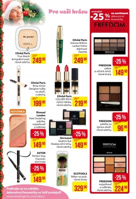 akční leták Teta drogerie 8.12.2016-17.12.2016