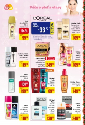 akční leták Teta drogerie 8.12.2016-17.12.2016