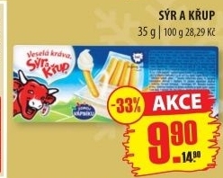 Sýr a křup Veselá kráva