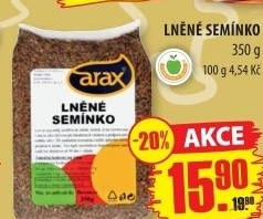 Lněná semínka Arax