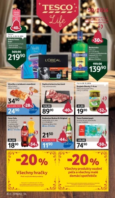 akční leták Tesco 14.12.2016-24.12.2016