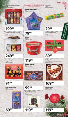 akční leták Tesco 14.12.2016-24.12.2016